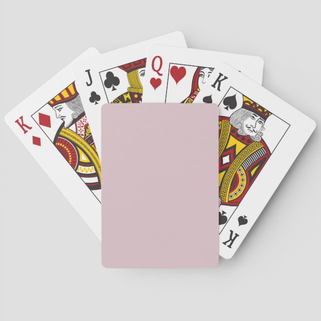 Solid Pastel Pink  Playing Cards (Back)