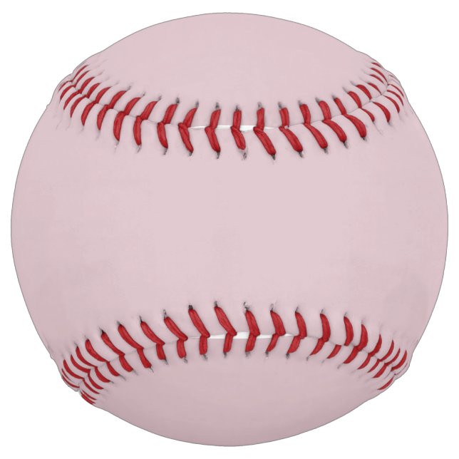 Solid Pastel Pink  Softball (Front)