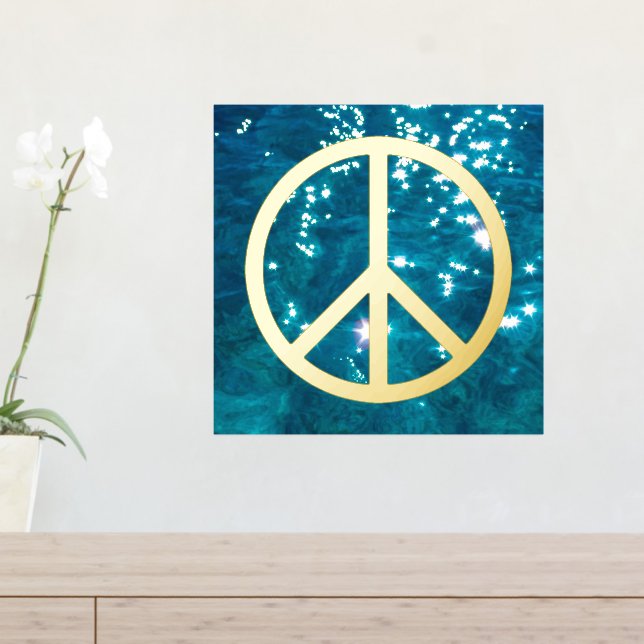 Solid Peace Sign - Black (In Situ (Entry Table))