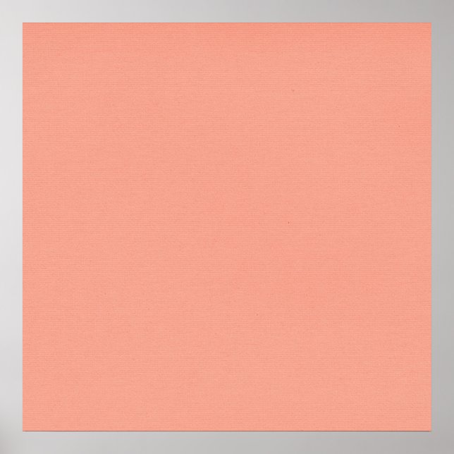 solid-peach2 SOLID LIGHT PEACH ORANGE BACKGROUND T Poster (Front)