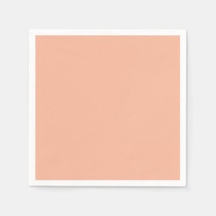 Solid Peach Colour Tropical Napkin
