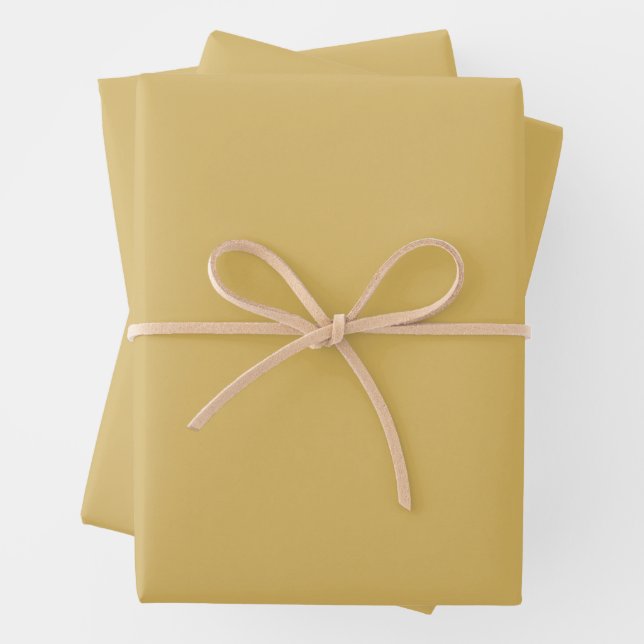 Solid Peach Wrapping Paper Sheet (In situ)