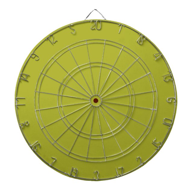 Solid pear green dartboard (Front)