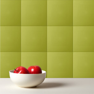 Solid pear green tile