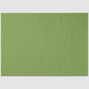 Solid pepper grass green tissue paper