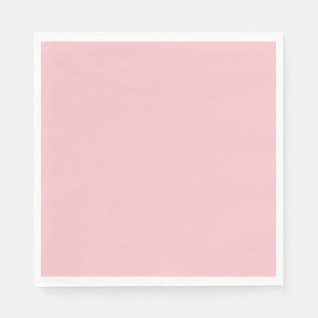 Solid pig soft pink napkin (Front)