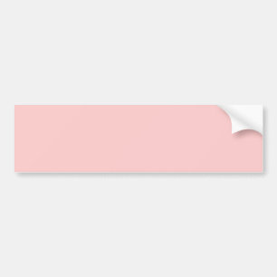 Solid Pink Background Web Colour FFCCCC Bumper Sticker