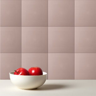 Solid pink beige tile