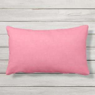Solid Pink Shade Variation with Light Scratch Lumbar Cushion