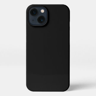 Solid Plain Black Phone Cover Case 