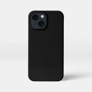 Solid Plain Black Phone Cover Case 