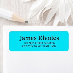 Solid plain blue minimalist