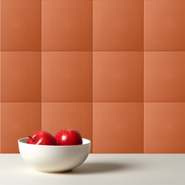 Solid plain harvest pumpkin orange tile (Creator Uploaded)