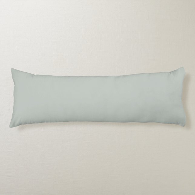 Solid Plain Light Grey-Green Body Cushion (Front)