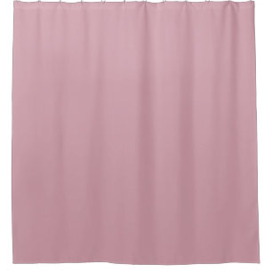 Solid, Plain Pink Quartz Blush Shower Curtain