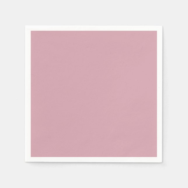 Solid, Plain Quartz Blush  Napkin (Front)