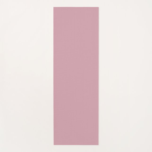 Solid, Plain Quartz Blush  Yoga Mat (Front)