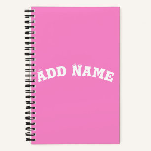 Solid Plain Taffy Baby Pink Notebook