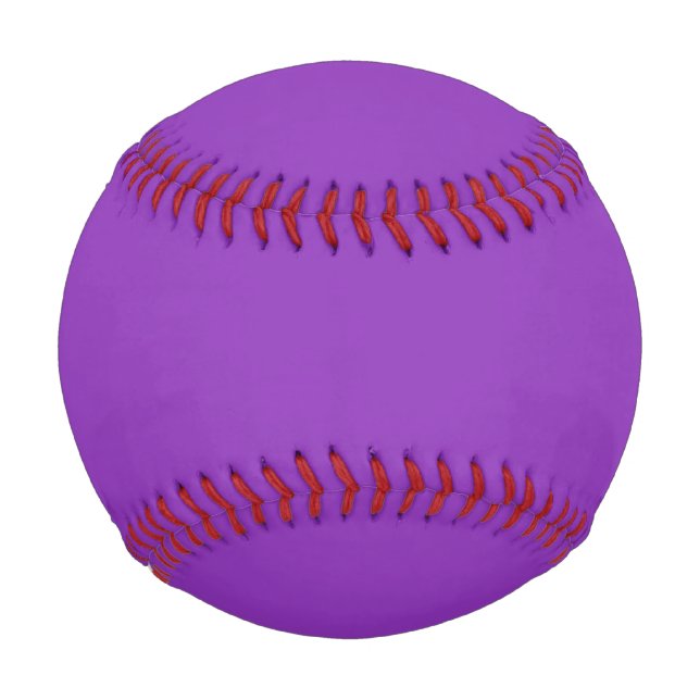 Solid plain violet bright purple baseball (Front)