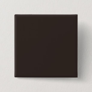 Solid, Plain Walnut Brown, 15 Cm Square Badge