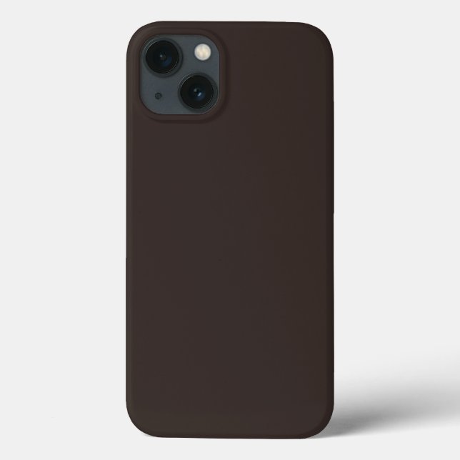Solid, Plain Walnut Brown,  Case-Mate iPhone Case (Back)