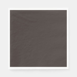 Solid, Plain Walnut Brown,  Napkin