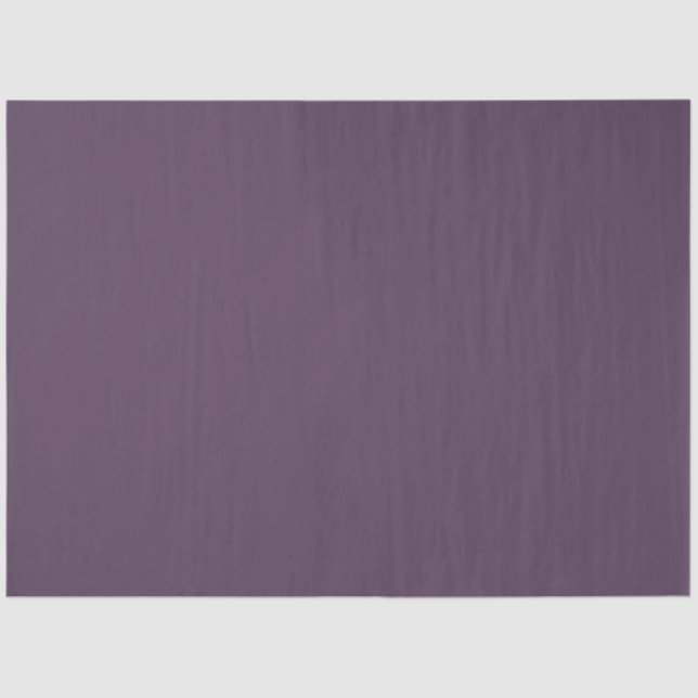 Solid plum dark dull purple tissue paper (Front)