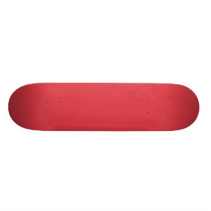 Solid Poppy Red Skateboard