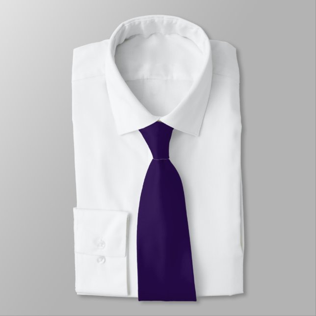 Solid Purple, Plum/DIY Colour Tie (Tied)