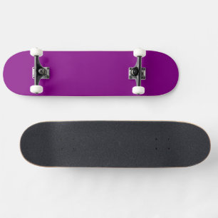 Solid Purple Skateboard with Durable Deck and Whee