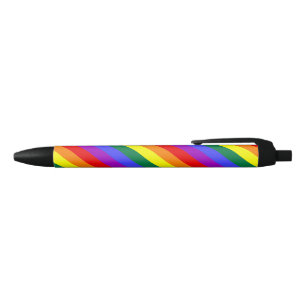 Solid Rainbow Stripe Pen D