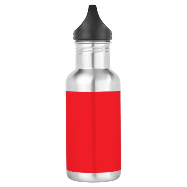 Solid Red Background  532 Ml Water Bottle (Left)