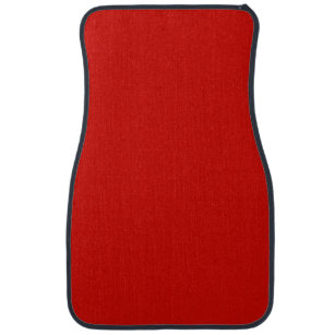 Solid red fire brick tamarillo cherry red car mat