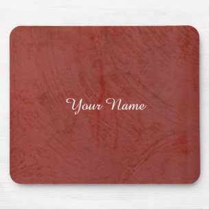 Solid Red Mouse Mat