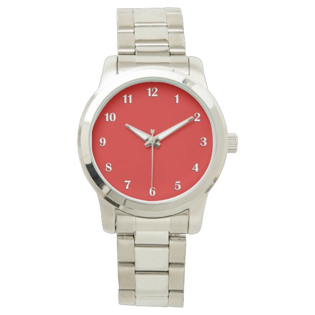 Solid Red Watch (Front)