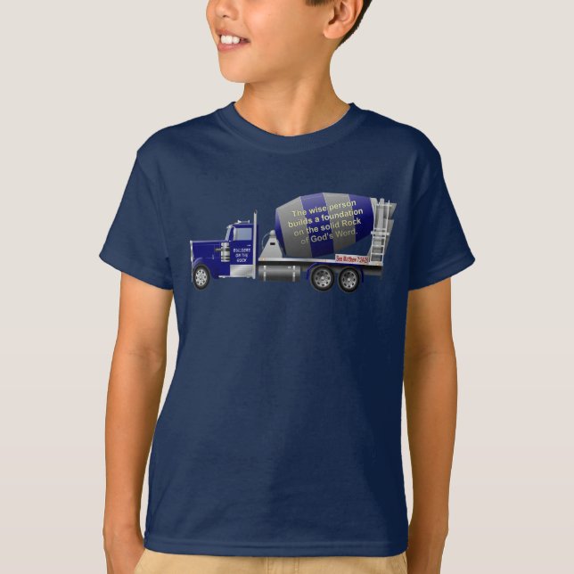 Solid Rock Concrete Mixer T-Shirt (Front)