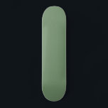 Solid Sage Green Skateboard<br><div class="desc">Skateboard with a solid Sage Green background ready for you to use as is or to customise with your own images or text.</div>