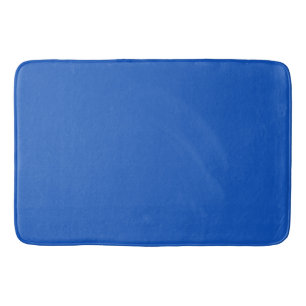 Solid Sapphire Blue Bath Mat