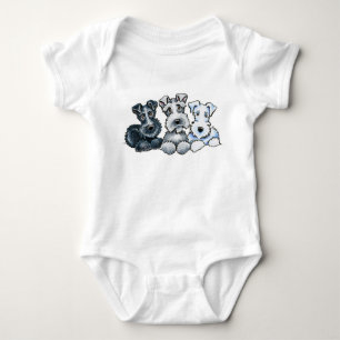 Solid Schnauzers Baby Bodysuit