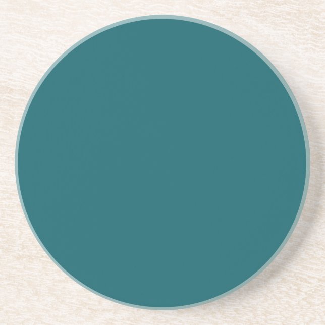 Solid Series---Dark Teal coaster (Front)
