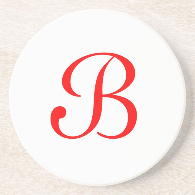 Solid Series---White & You Choose Colour coaster (Front)