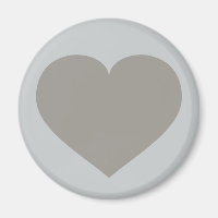 Solid silver heart