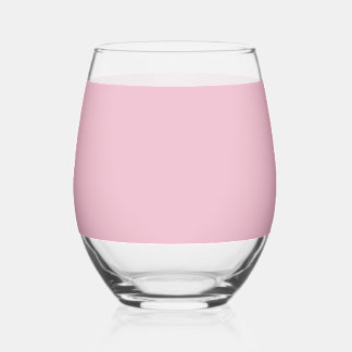 Solid Soft Blush Pink Glass