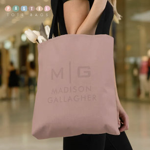 Solid Soft Light Paste Terracotta Pink Red Colour Tote Bag