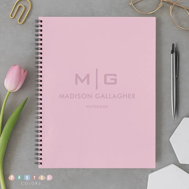 Solid Soft Light Pastel Orchid Pink Colour Notebook (Solid Soft Light Pastel Orchid Pink Color Notebook
)