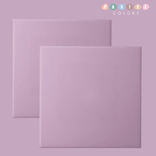 Solid Soft Light Pastel Purple White Color  Tile