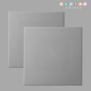 Solid Soft Light Pastel Steel Grey Color Tile
