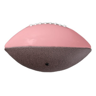 Solid soft pink american football