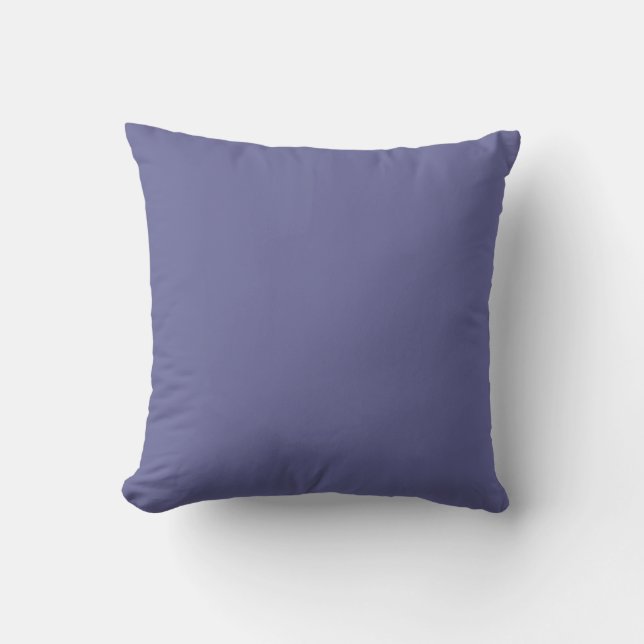 Solid Soft Royal Navy Denim blue  pillow (Front)
