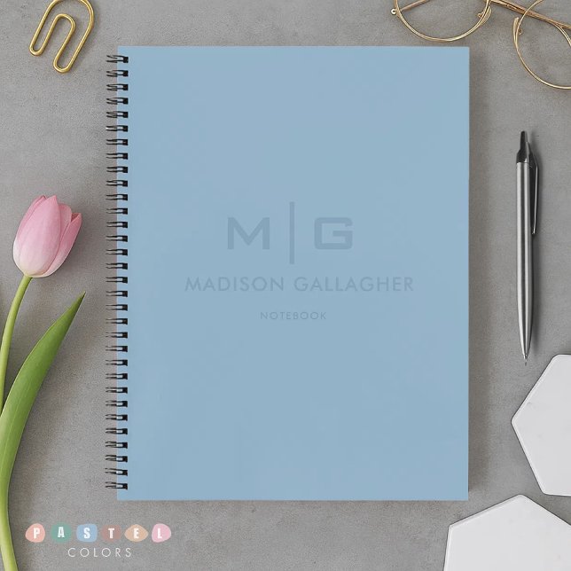 Solid Soft Sky Light Pastel Baby Blue Color Notebook (Solid Soft Sky Light Pastel Baby Blue Color Notebook
)